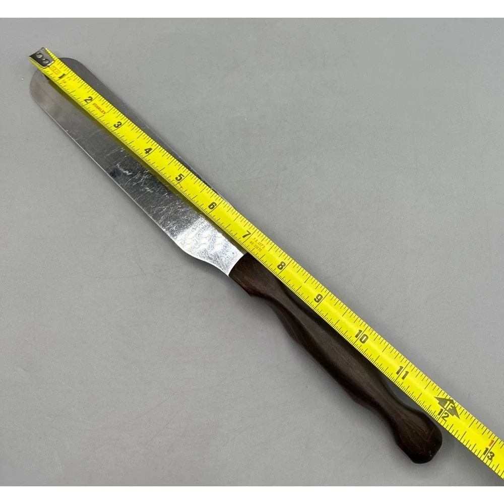 Cutco 1028 Spatula Spreader Stainless Steel Brown Swirl Handle Made in USA 11.5